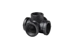 Dolle Eckverbinder für Pipe-Regalsystem 90° 20 mm (3/4") schwarz matt 5 Stück