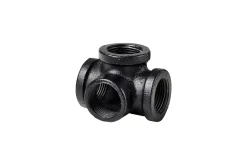 Dolle Eckverbinder für Pipe-Regalsystem 90° 20 mm (3/4") schwarz matt 4 Stück