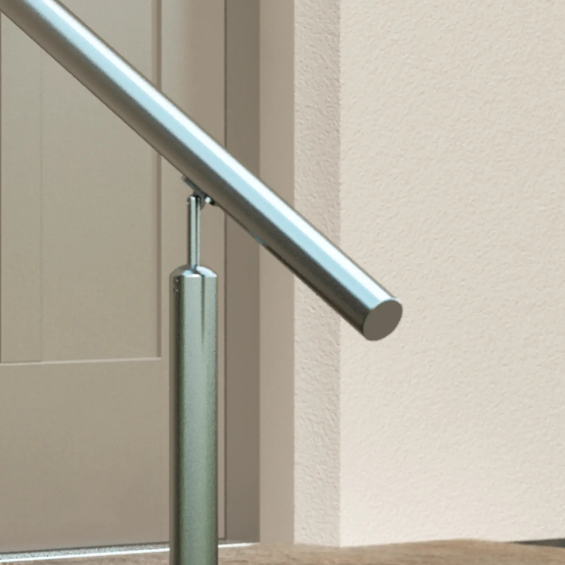 DOLLE Eingangsgeländer PS 511 Edelstahl 150 cm 1 Pfosten