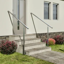 DOLLE Eingangsgeländer PS 511 Edelstahl 150 cm 1 Pfosten