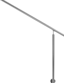 DOLLE Eingangsgeländer PS 511 Edelstahl 150 cm 1 Pfosten