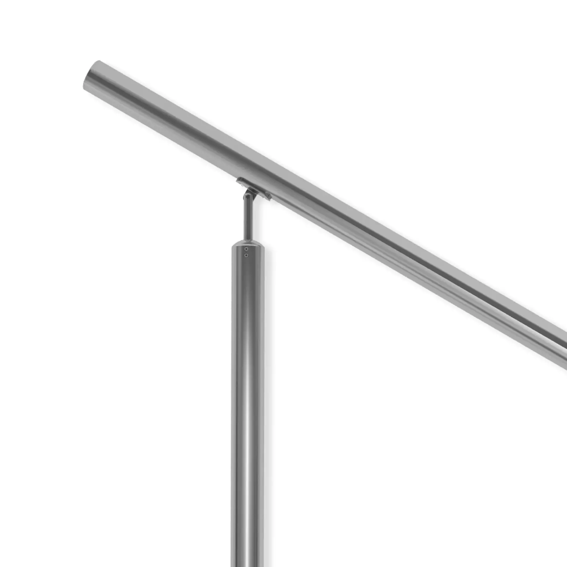 DOLLE Eingangsgeländer PS 513 Edelstahl 150 cm 2 Pfosten