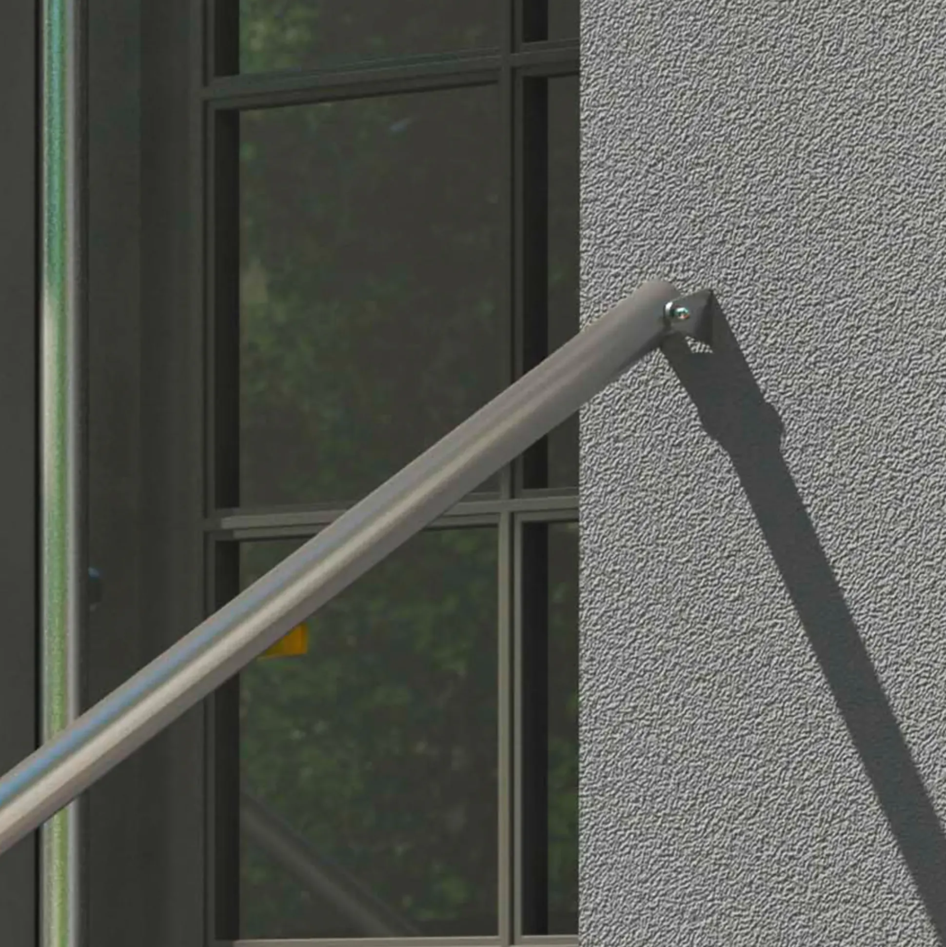 DOLLE Eingangsgeländer PS 510 Edelstahl 150 cm 1 Pfosten