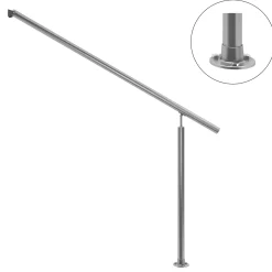 DOLLE Eingangsgeländer PS 510 Edelstahl 150 cm 1 Pfosten