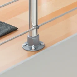 DOLLE Geländerset PS 030 Aluminium mit Buchehandlauf 150 cm
