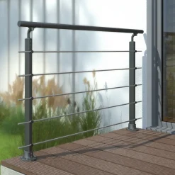 DOLLE Geländerset PS 150 Aluminium anthrazit 150 cm