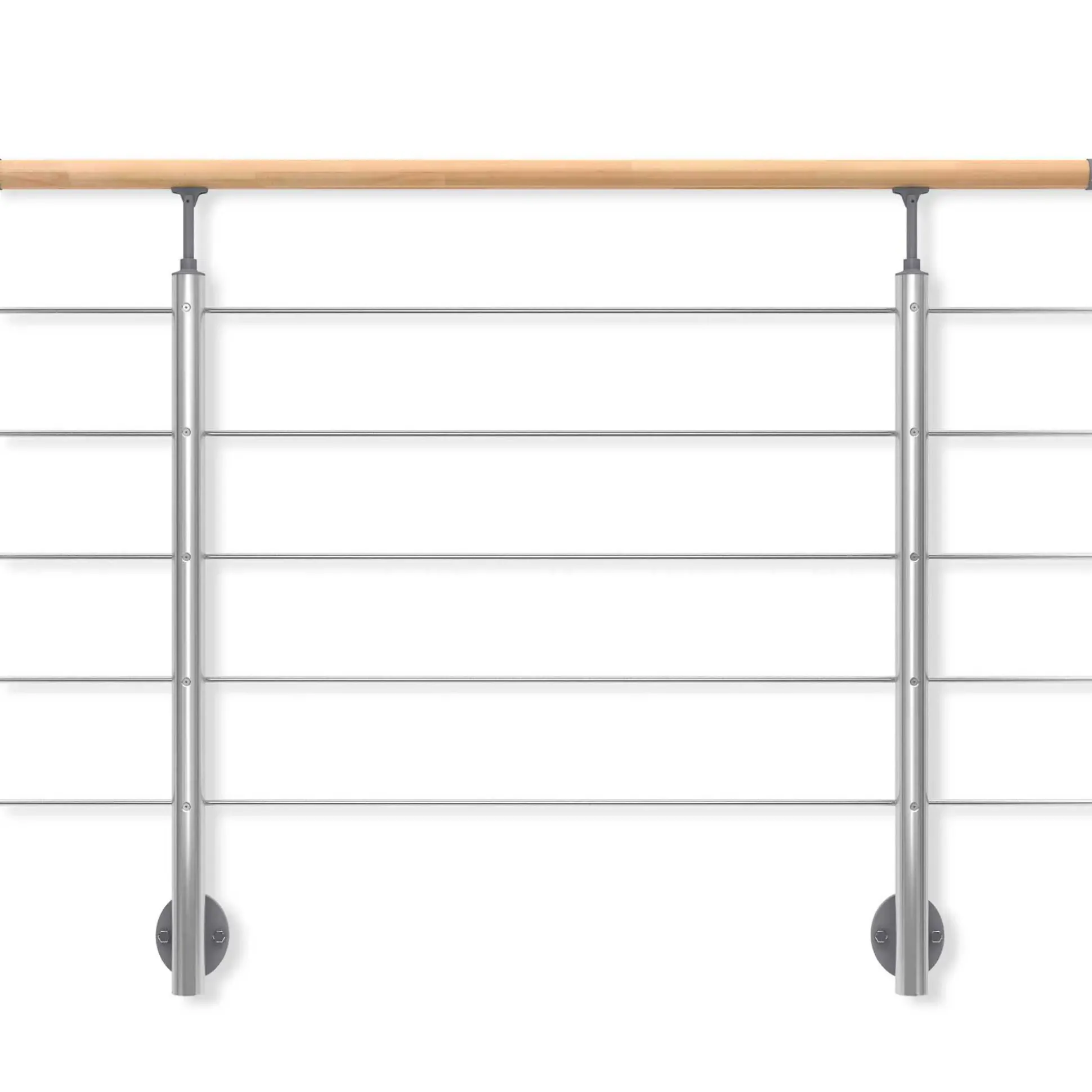 DOLLE Geländerset PS 031 Aluminium mit Buchehandlauf 150 cm