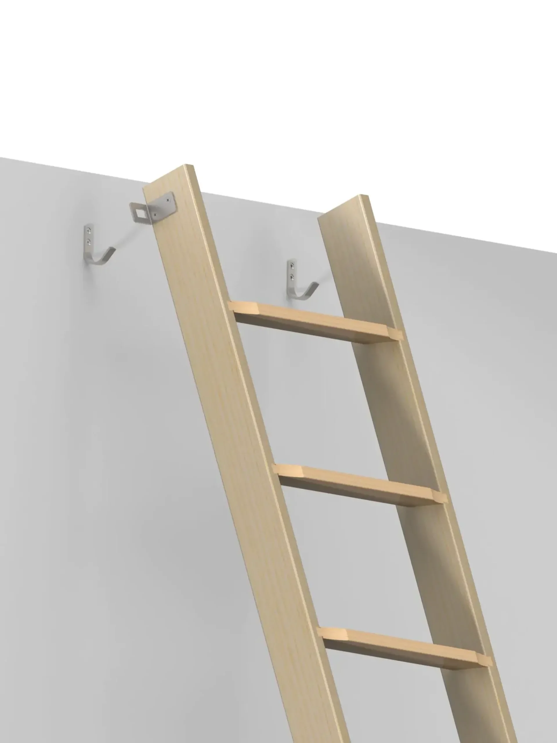 Dolle Hochbettleiter mit 10 Stufen mit Buche-Stufen