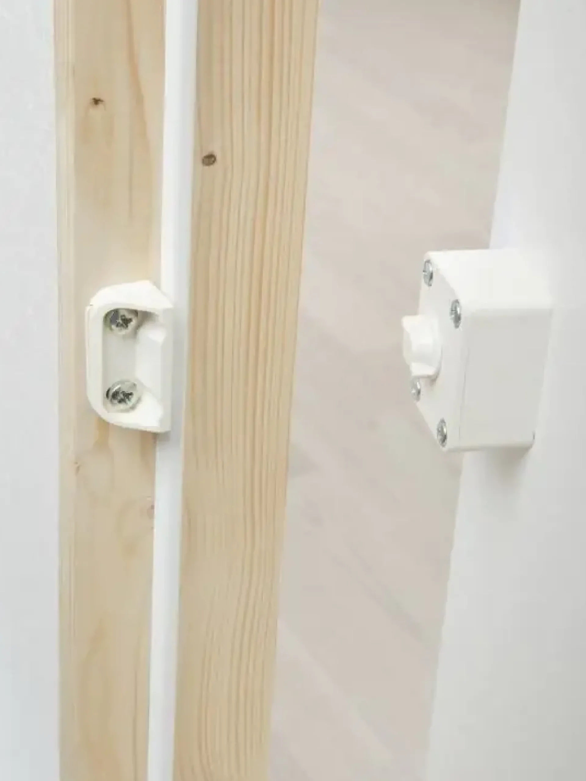 Dolle Kniestocktür Massivholzrahmen, weiß, 78 x 54 x 11,5 cm