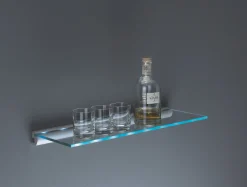 Dolle LED Regalträger Rail 80 cm silber