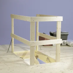 DOLLE Lukenschutz-Geländer aus Holz für 140 x 70 cm Öffnung