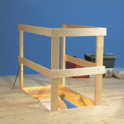 DOLLE Lukenschutz-Geländer aus Holz für 140 x 70 cm Öffnung