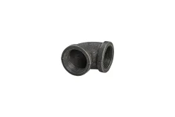 Dolle Rohrsystem L-Joint F-F, Winkel, Verbindung, Fitting, schwarz