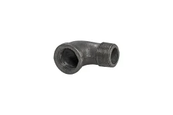 Dolle Rohrsystem L-Joint M-F, Winkel, Verbindung, Fitting, schwarz