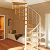 DOLLE Spindeltreppe Oslo Ø 140 cm, weiß, Buche Natur