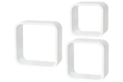 Dolle Wandregal Cube, 3er-Set, bis 350 x 350 x 145 mm