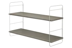 Dolle Wandregal Scala 80 x 45 cm kiefer grau/weiß