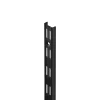 Dolle Wandschiene 2-Reihig 200 cm schwarz Metall