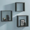 Dolle Würfelregal Frame 30 x 30 cm schwarz 3er-Set