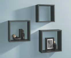 Dolle Würfelregal Frame 30 x 30 cm schwarz 3er-Set