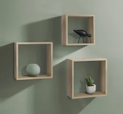 Dolle Würfelregal Frame 30 x 30 cm Eiche vintage 3er-Set