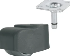 Doppelrolle Ø 25 mm für empfindliche Böden Tragkr. 70 kg