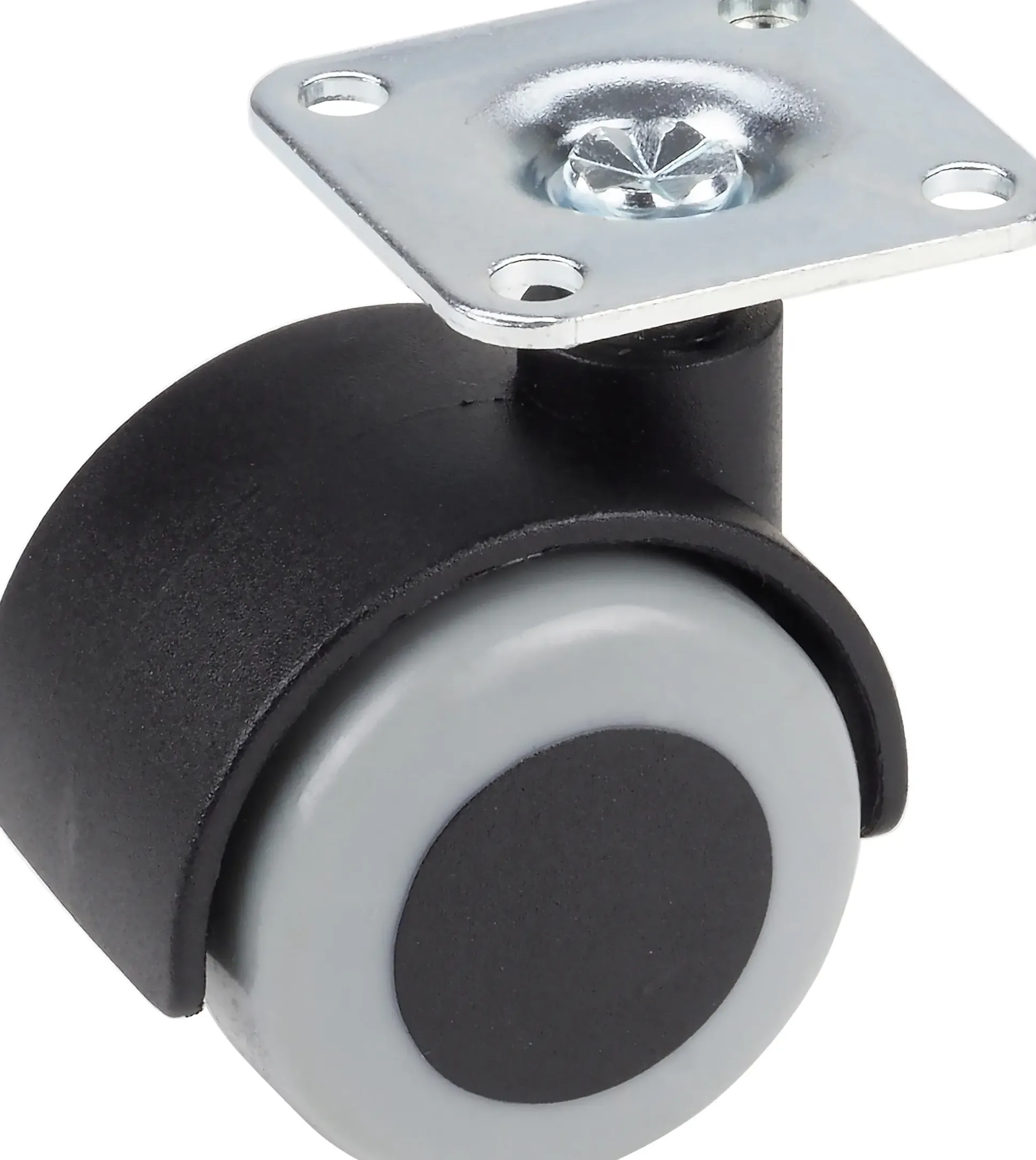 Doppelrolle Ø 40 mm für empfindliche Böden Tragkr. 30 kg