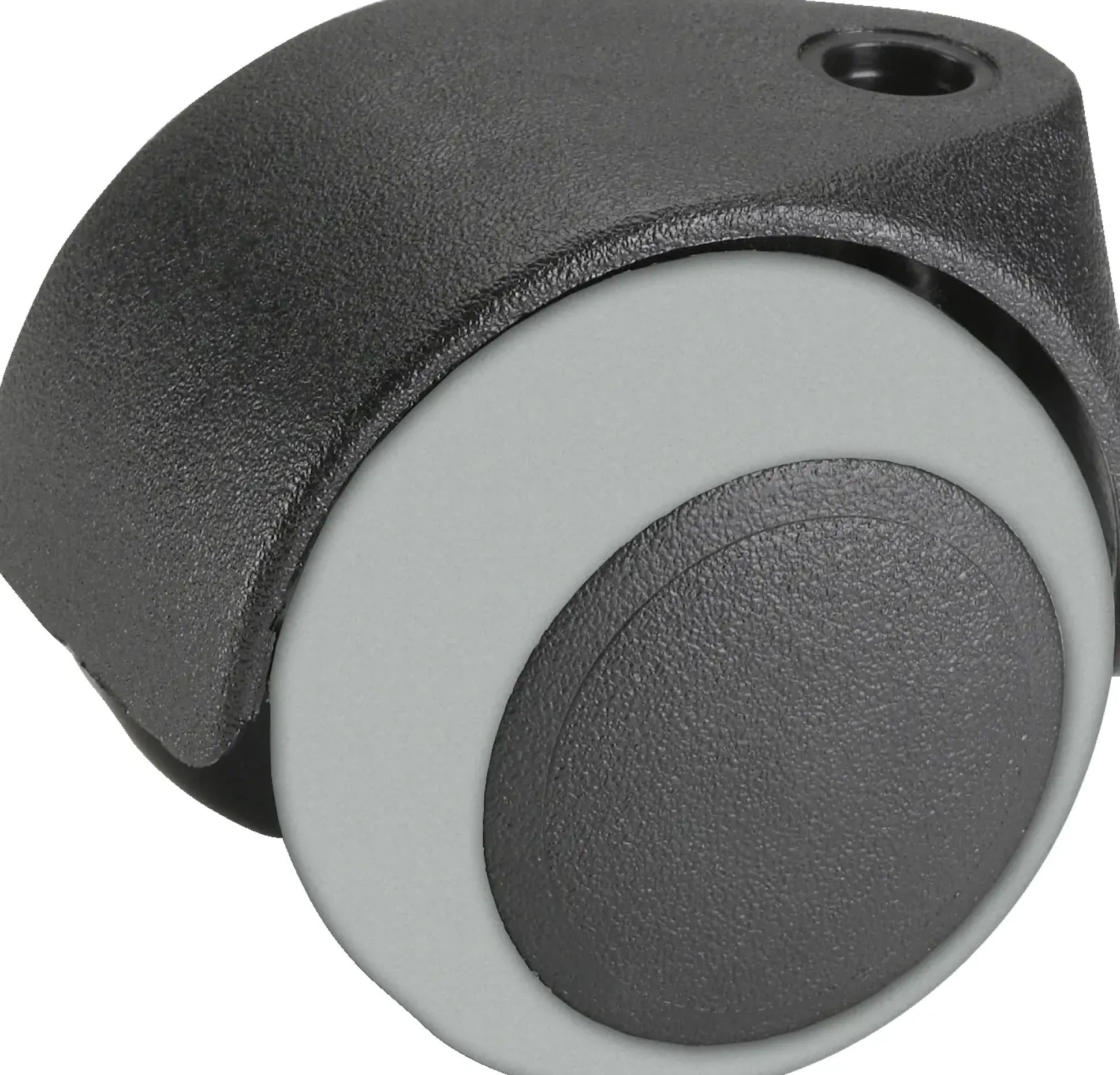 Doppelrolle Ø 40 mm für empfindliche Böden mit Stift Tragkr. 30 kg