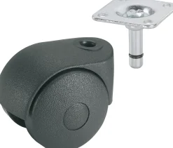Doppelrolle Ø 35 mm für normale Böden Tragkr. 15 kg