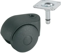 Doppelrolle Ø 50 mm für normale Böden Tragkr. 30 kg