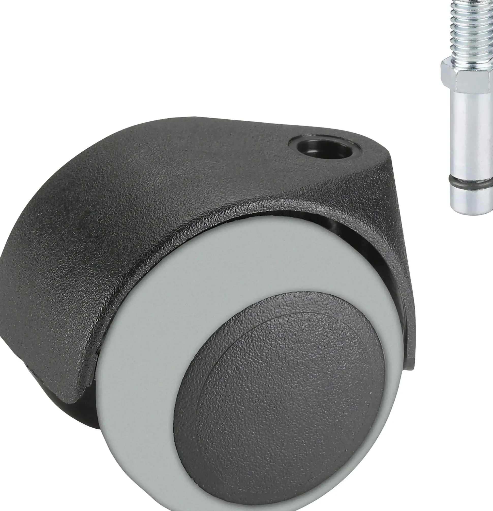 Doppelrolle Ø 40 mm mit Stift Tragkr. 30 kg