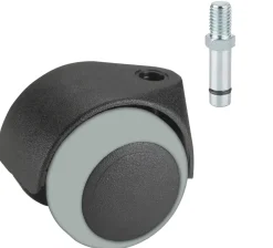 Doppelrolle inkl. Gewindestift, 50 x 60 mm