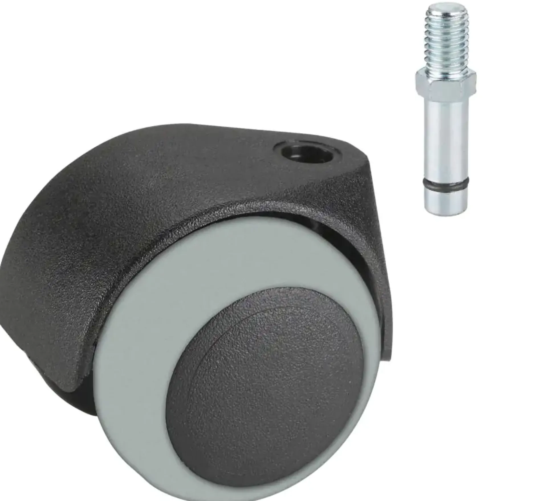 Doppelrolle inkl. Gewindestift, 50 x 60 mm