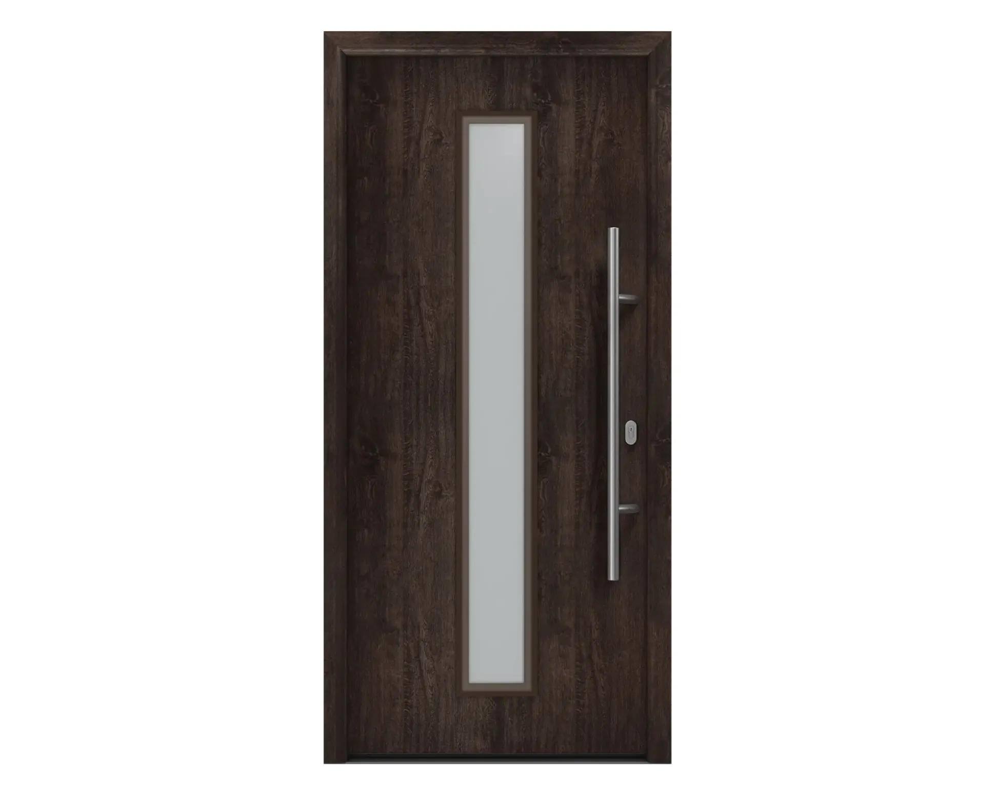 EcoStar Haustür ISOPRO IP 020S night oak 110 x 210 cm