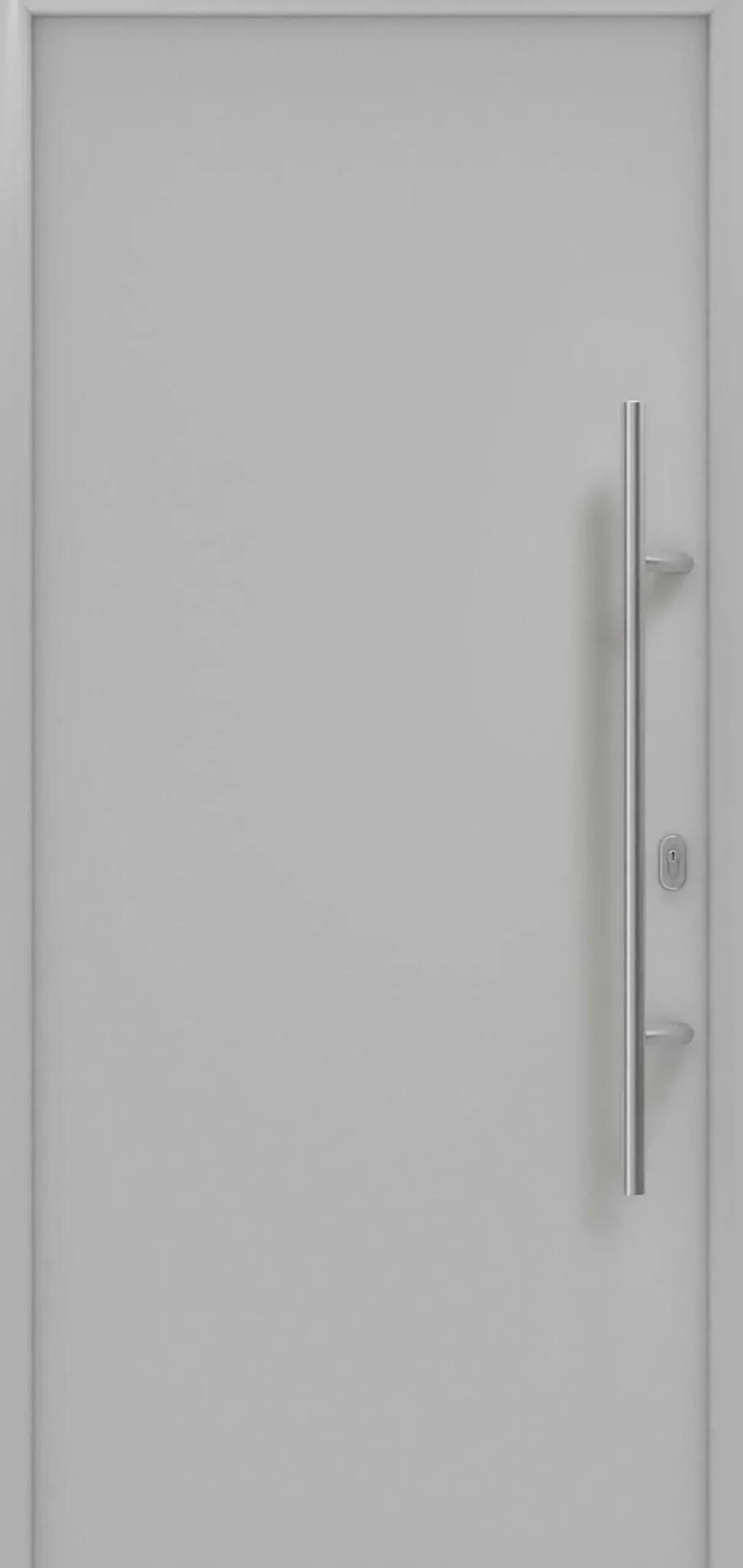EcoStar Haustür ISOPRO IP 010 weißaluminium 110 x 210 cm