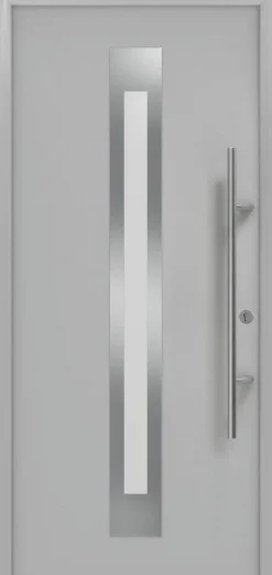 EcoStar Haustür ISOPRO Secur IPS 770S RC2 weißaluminium 110 x 210 cm