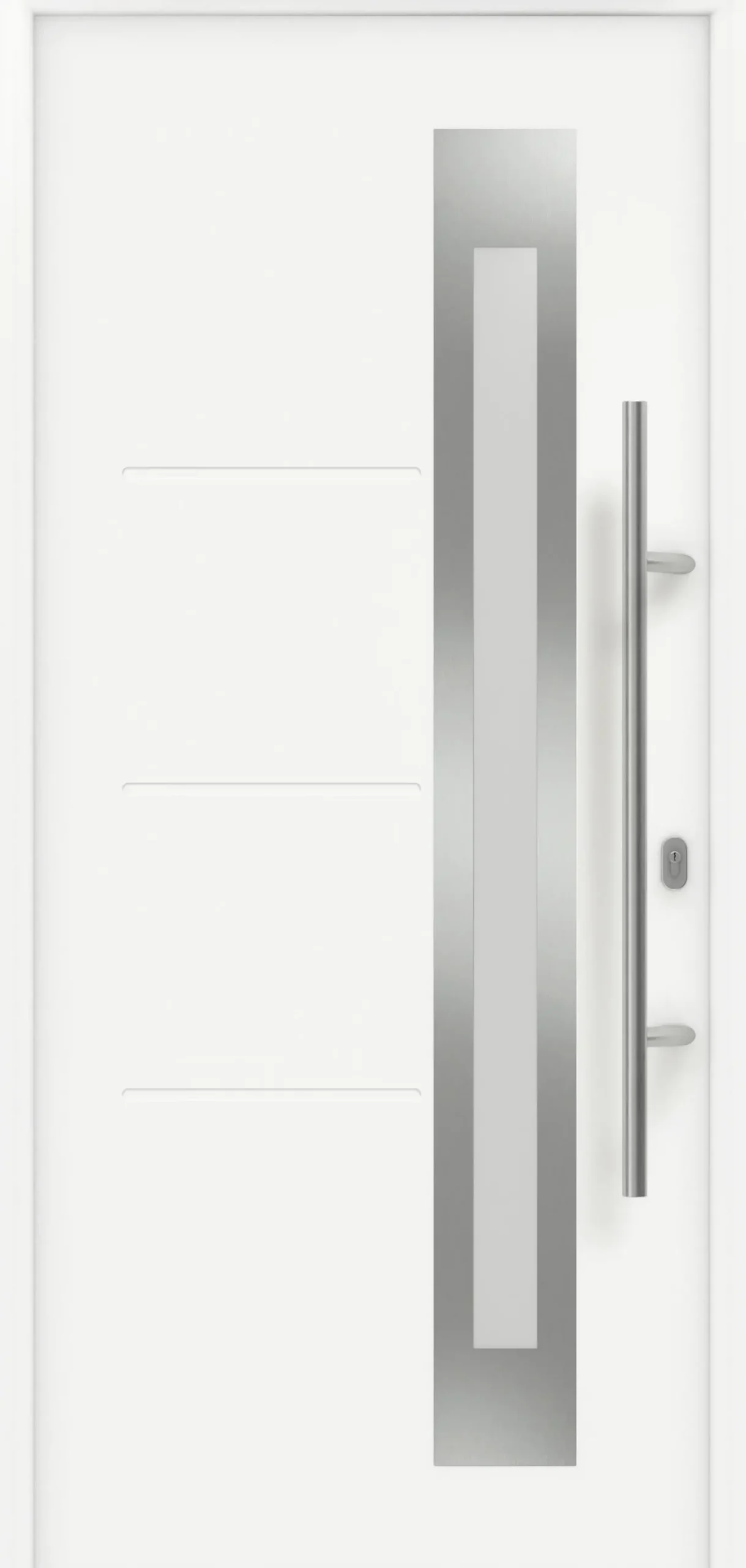 EcoStar Haustür ISOPRO Secur IPS 780S RC2 verkehrsweiß 110 x 210 cm