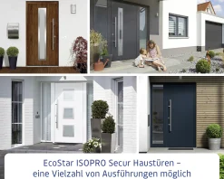 EcoStar Haustür ISOPRO Secur IPS 770S RC2 anthrazit metallic 110 x 210 cm