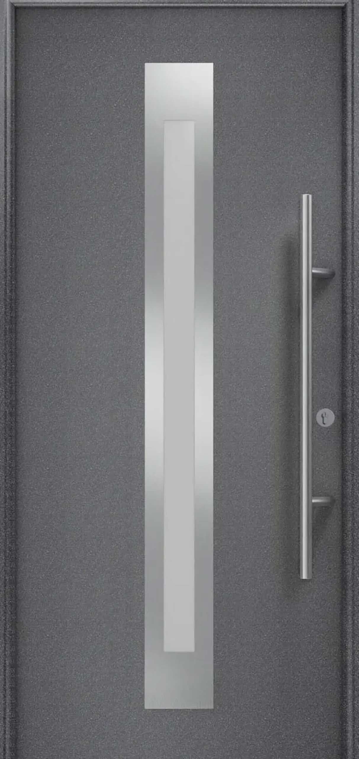 EcoStar Haustür ISOPRO Secur IPS 770S RC2 anthrazit metallic 110 x 210 cm