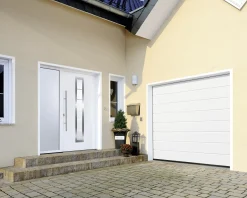 EcoStarMatic Garagen-Sektionaltor 237,5 x 212,5 cm verkehrsweiß Inkl. Torantrieb Liftronic 700