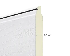 EcoStarMatic Garagen-Sektionaltor 250 x 200 cm verkehrsweiß Inkl. Torantrieb Liftronic 700