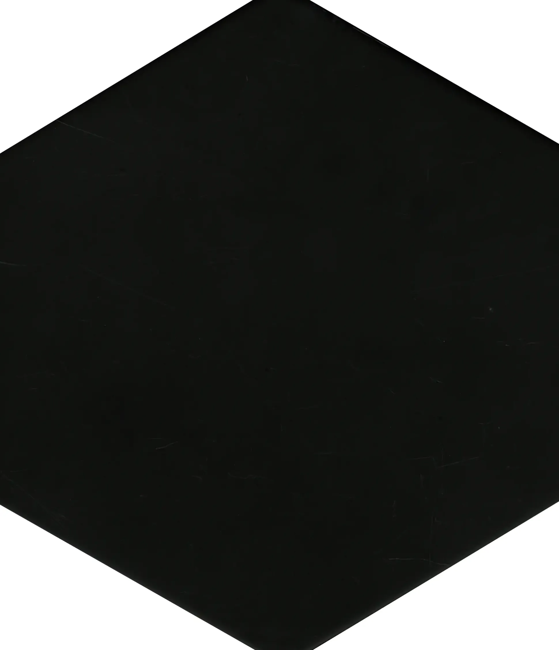Feinsteinzeug Hexagon Solid Black 21,5 x 25 cm schwarz