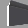 Flachprofil mit Dichtlippe 220 x 3 x 0,3 cm titan