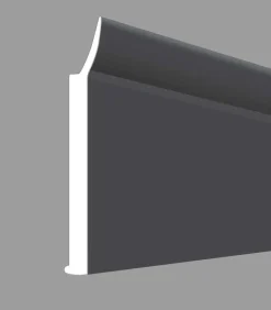 Flachprofil mit Dichtlippe 220 x 3 x 0,3 cm titan