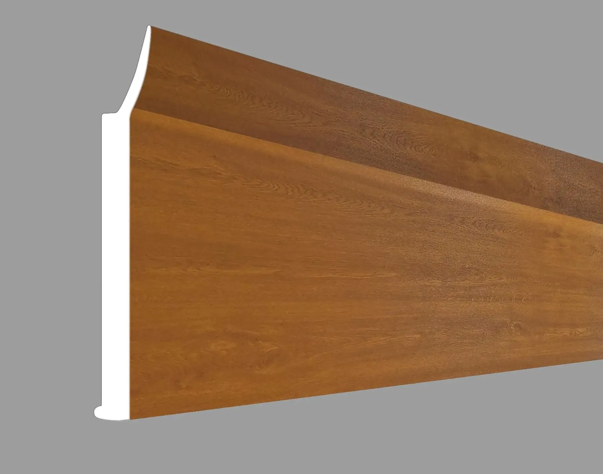 Flachprofil mit Dichtlippe 220 x 3 x 0,3 cm golden oak