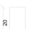 FN Neuhofer Balsa Leiste 100 cm 20 x 10 mm Balsa