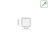 FN Neuhofer Eckenstäbchen SF250C 22 x 122 mm Ölschiefer 2 Stück