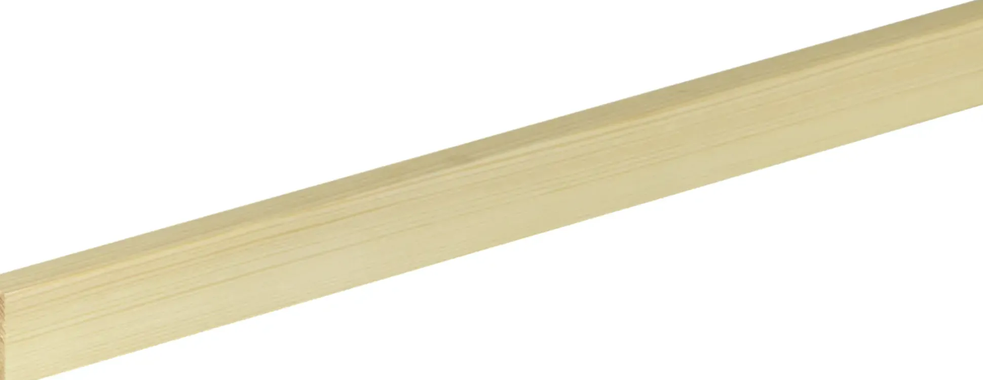 FN Neuhofer Flachleiste 100 cm 19 x 10 mm Fichte/Kiefer