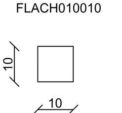 FN Neuhofer Flachleiste 240 cm 10 x 10 mm Fichte/Kiefer