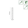 FN Neuhofer Flachleiste 240 cm 46 x 5 mm Fichte/Kiefer